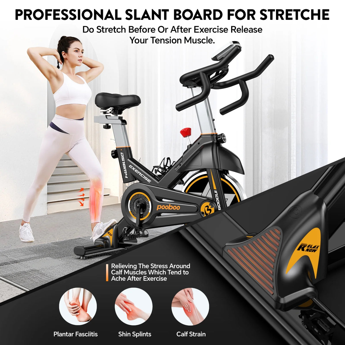 LNOW Commercial Built - in Bluetooth Fan Exercise Bike, Adjustable Air Resistance with Dual - Action Handlebars, Heavy Duty Indoor Cycling Bike for Home Gym Traininning, 350 lb Arm/Leg Cardio Workout